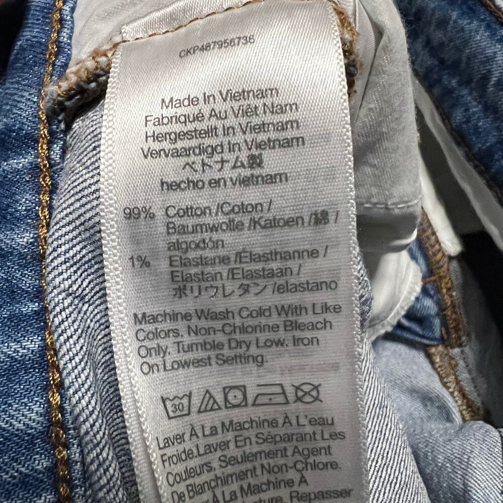 Madewell Jeans Womens 26 (28x29) Perfect Vintage Wide Leg High Rise - Picture 6 of 10